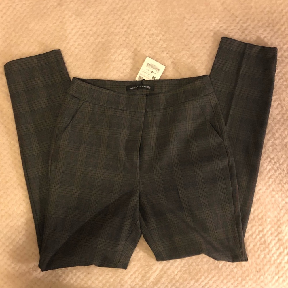 Zara Plaid Pants